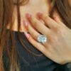 Anello Zirconia cubica