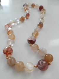 Collana quarzo ematoide P&D