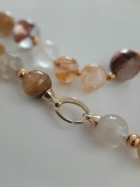 Collana quarzo ematoide P&D