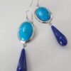 Orecchini sodalite-aulite