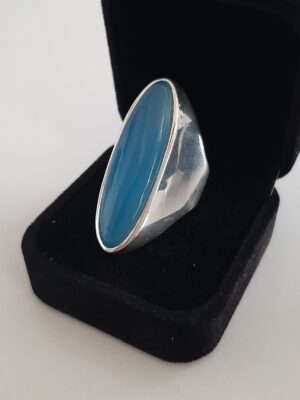 Anello Blu Celeste