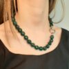 Collana Agata verde P&D