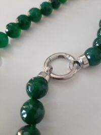 Collana Agata verde P&D