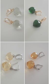 Orecchini Goccia di Cristallo