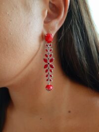 Orecchini Rosso Incanto P&D