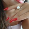Anello Onda Bianca P&D
