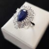 Anello Goccia Blu