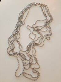 Collana Cascata catena a palline multifilo P&D