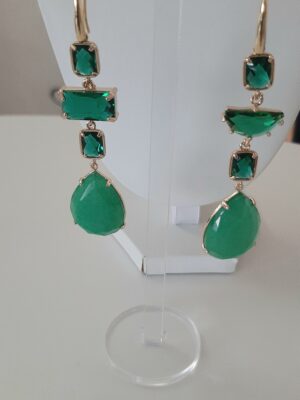 Orecchini Bagliori Smeraldini P&D